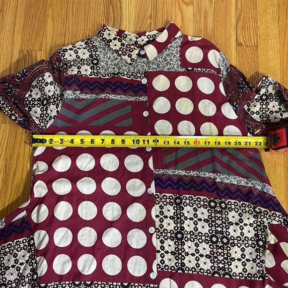 Tulip women’s cotton button down tunic, Size Small (runs more like a medium). - Picture 6 of 9